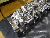 发动机缸体的模具零件，长的镶件，材质SKD61-4Cr5MoSiV1(GB)-H13(AISI)，工件的热膨胀